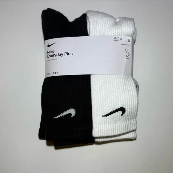 Nike Everyday Plus Cotton Cushioned Crew Socks Multicolor - Picture 6 of 16